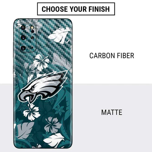 NFL Philadelphia Eagles Tropical Print Galaxy S20 Plus Skin